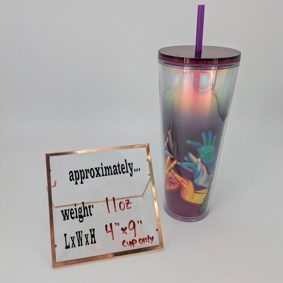 Starbucks ASL Venti Tumbler 24 oz Yiqiao Wang Double Wall Insulated Ltd Ed - Picture 10 of 10